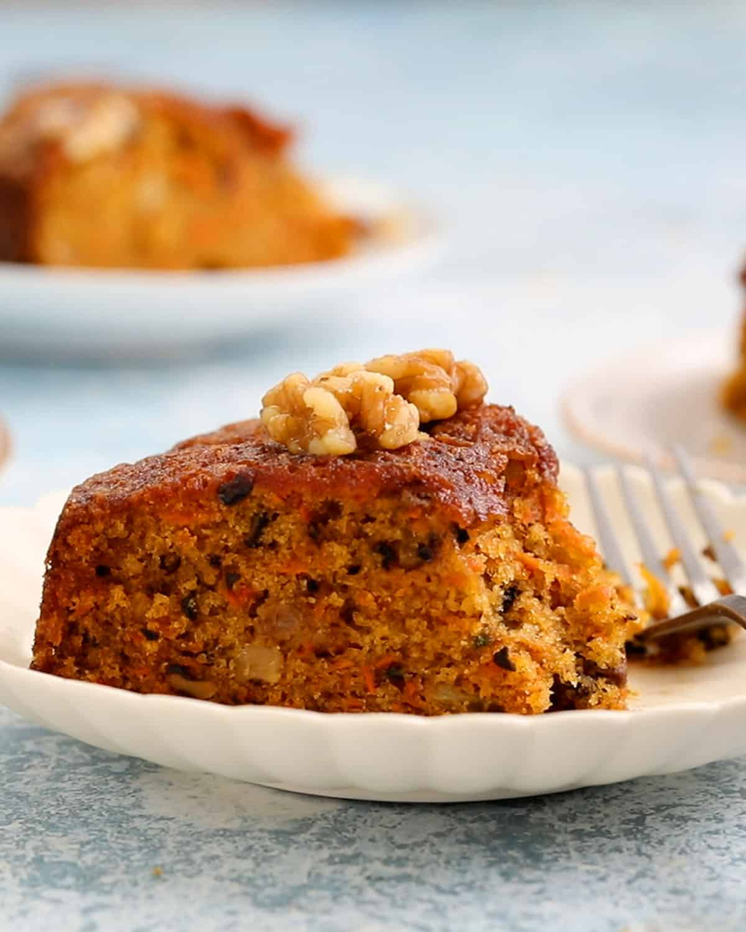 Carrot and Walnut Cake - Orthodox Lent Recipe