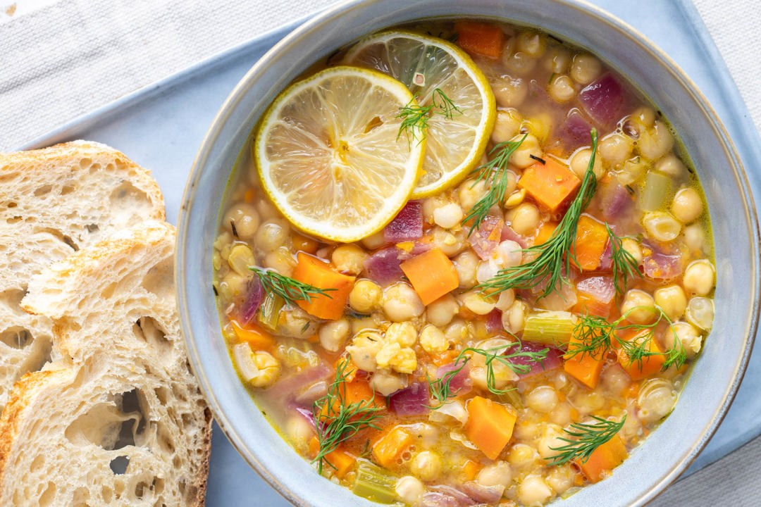 Chickpea Soup Revithia - Orthodox Lent Recipe